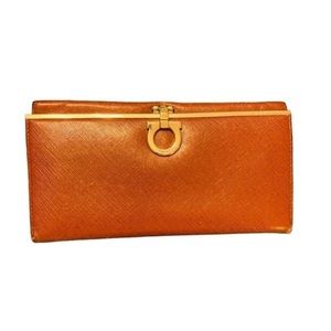 Salvatore Ferragamo Leather Long Wallet